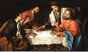 Emmaus, Christ breaking bread Pier Leone Ghezzi